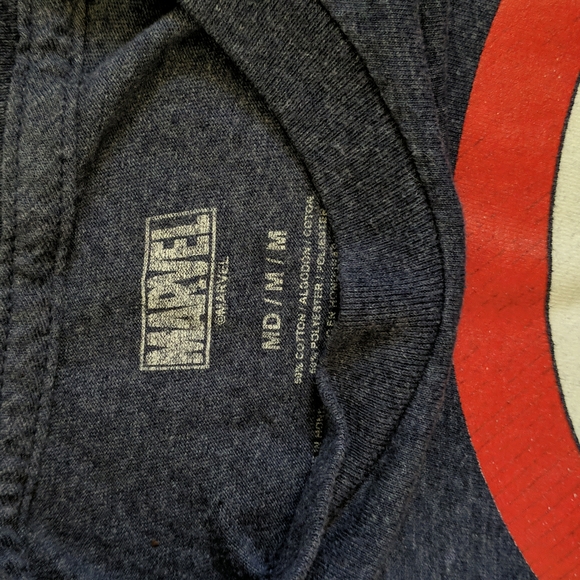 Marvel, Boys Captain America T-shirt, size 8, blue - Picture 2 of 3